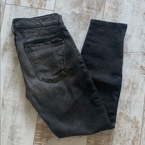 Current Elliott Multi Zip Stiletto Rebel Wash